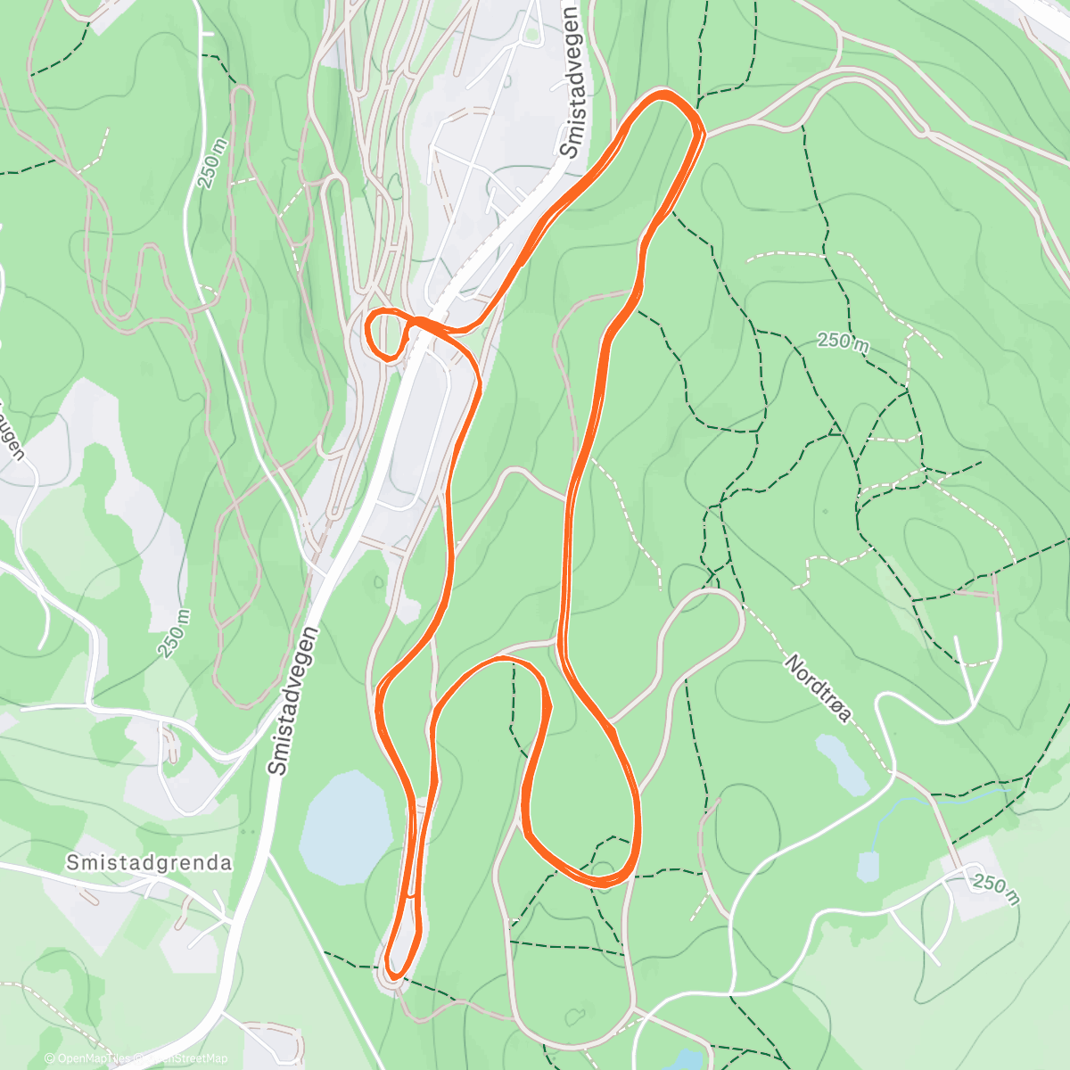 Map of the activity, Race Prep