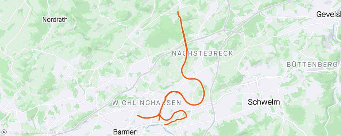「Bis Schee und zurück」活動的地圖