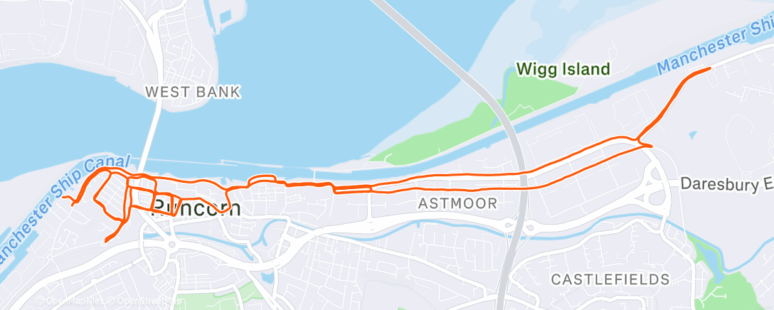 Map of the activity, Easy day