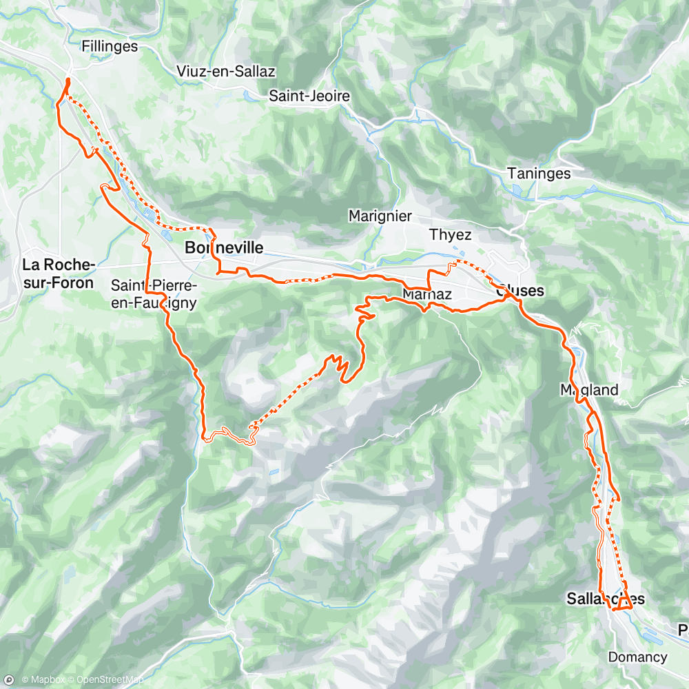 Map of the activity