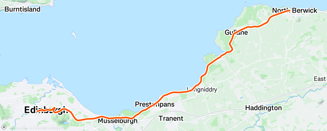 Map of the activity, Afternoon Ride