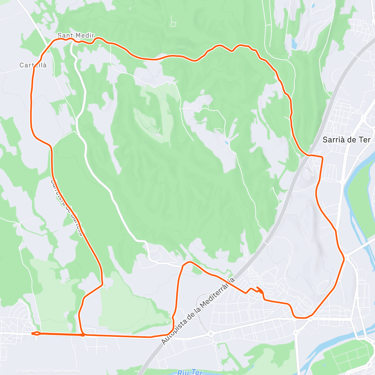 Map of the activity, Day one. Again.