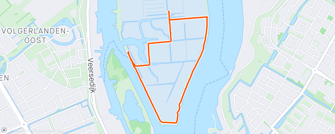 Mapa de la actividad, Rondje Natuureiland Sophiapolder