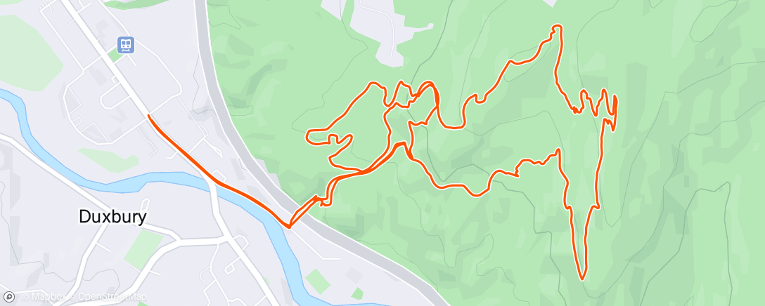 Map of the activity, Trail boi is back