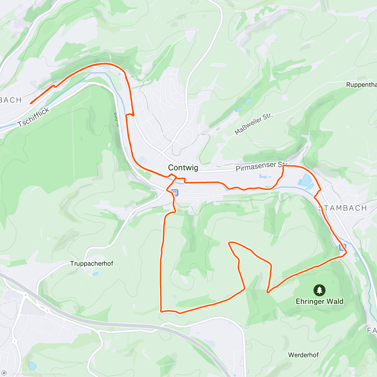 Map of the activity, Mit Wolfgang der Sonne entgegen