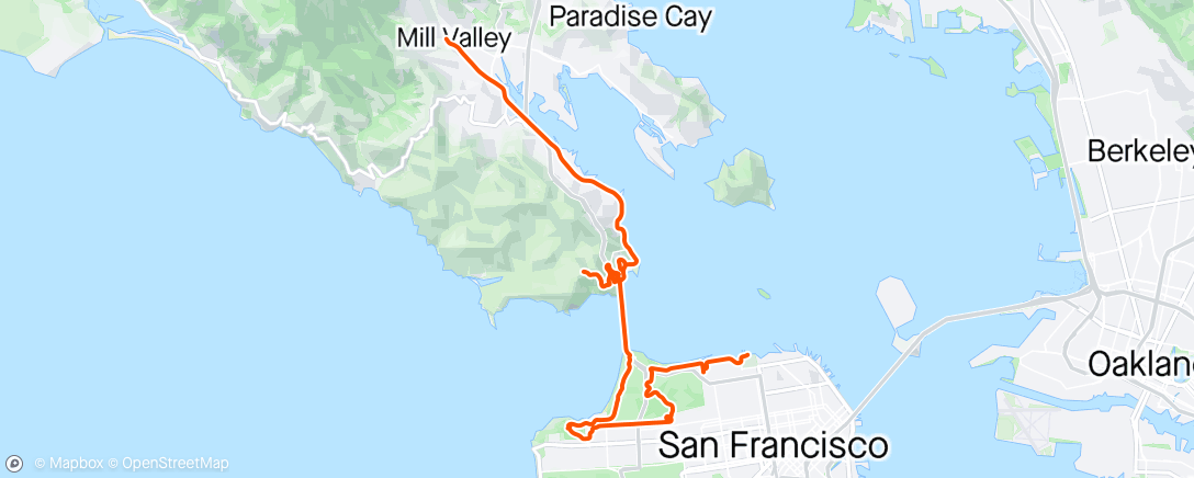 Map of the activity, FulGaz - Iconic San Francisco