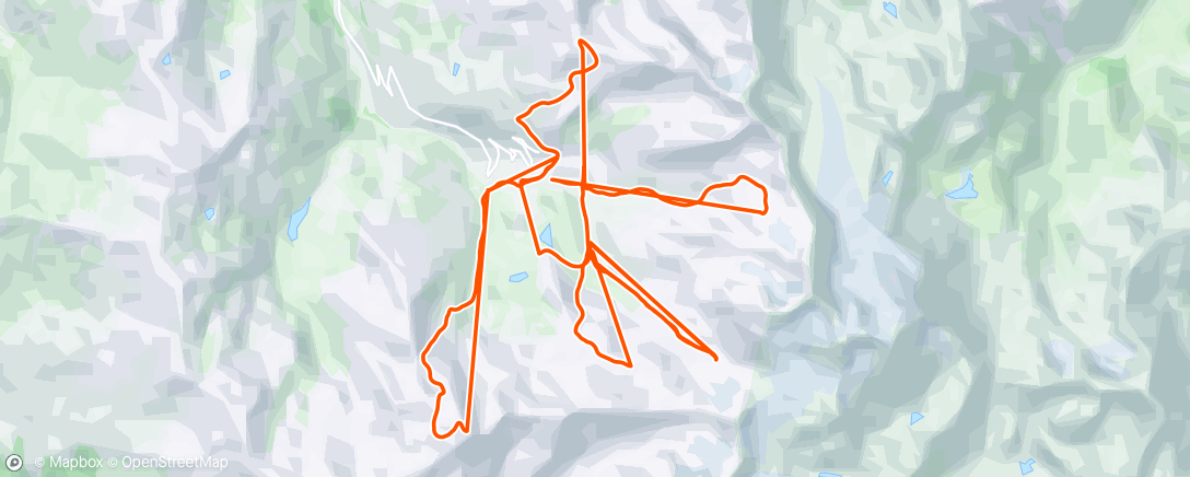 Map of the activity, Val Thorens