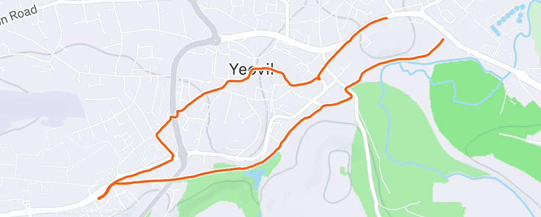 Карта физической активности (Easy 3.5 miles)