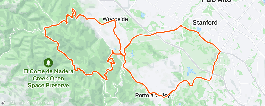 Map of the activity, Morning Ride 👓