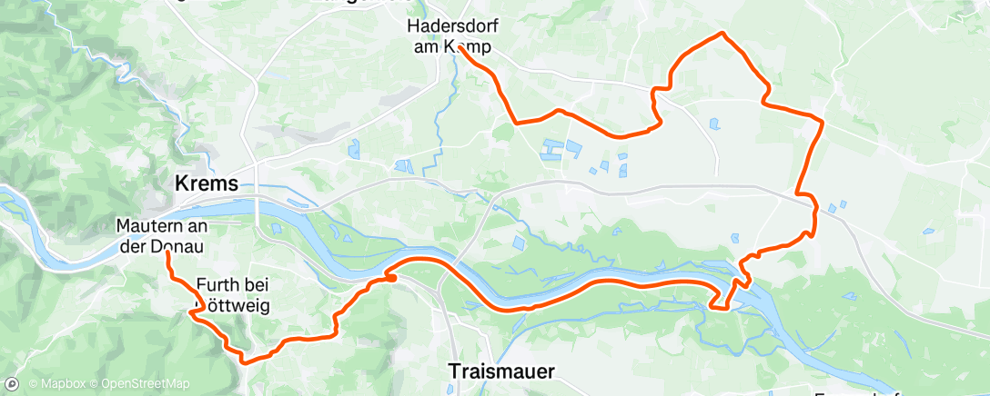 Map of the activity, Fahrt am Nachmittag