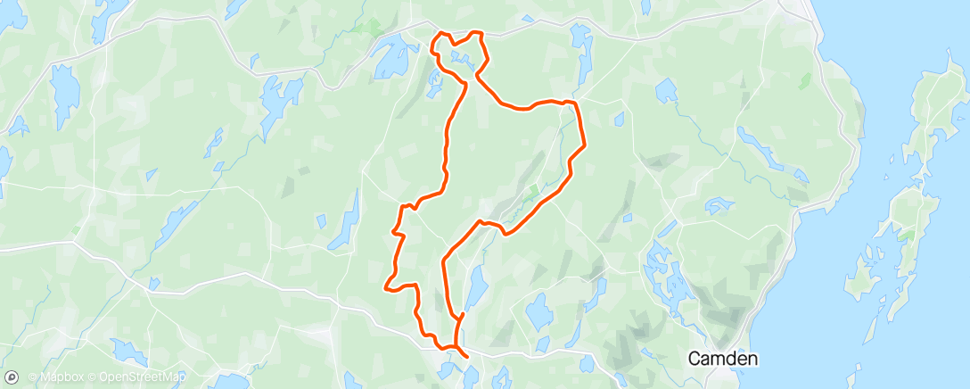 Map of the activity, Frost Heave Fondo '24