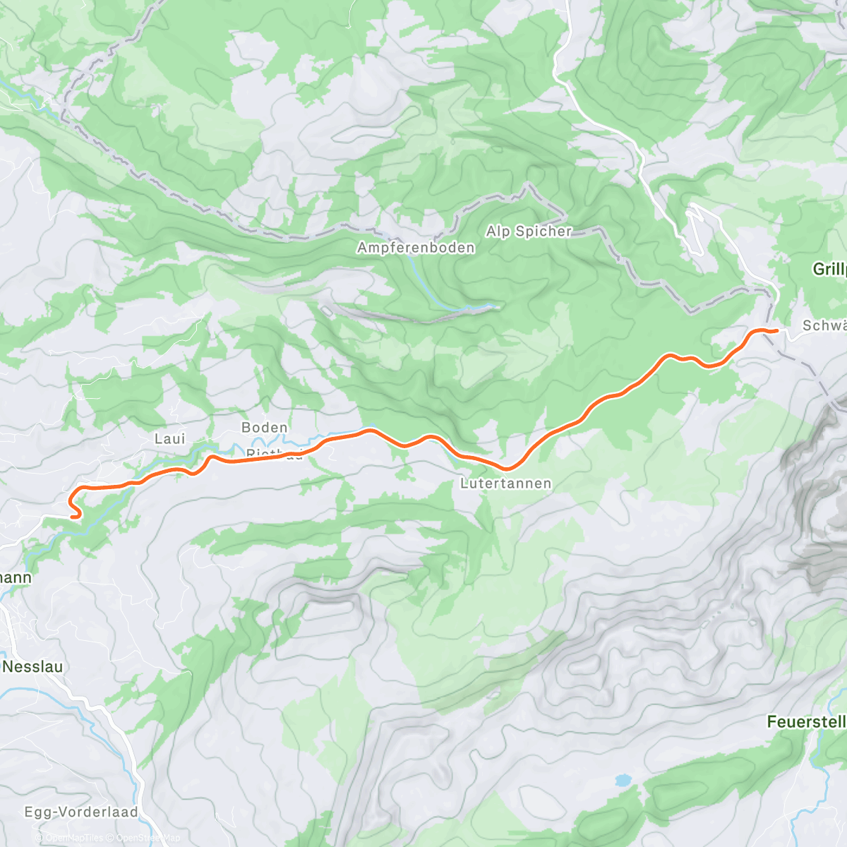 Map of the activity, ROUVY - 15 Minute Cool-down