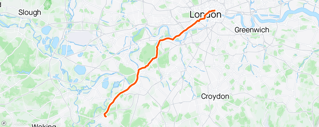 Map of the activity, Home commute