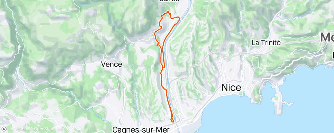 Map of the activity, Vélo midi avec FiduTeam