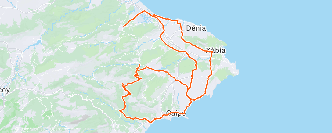 Peta aktivitas, Morning Ride