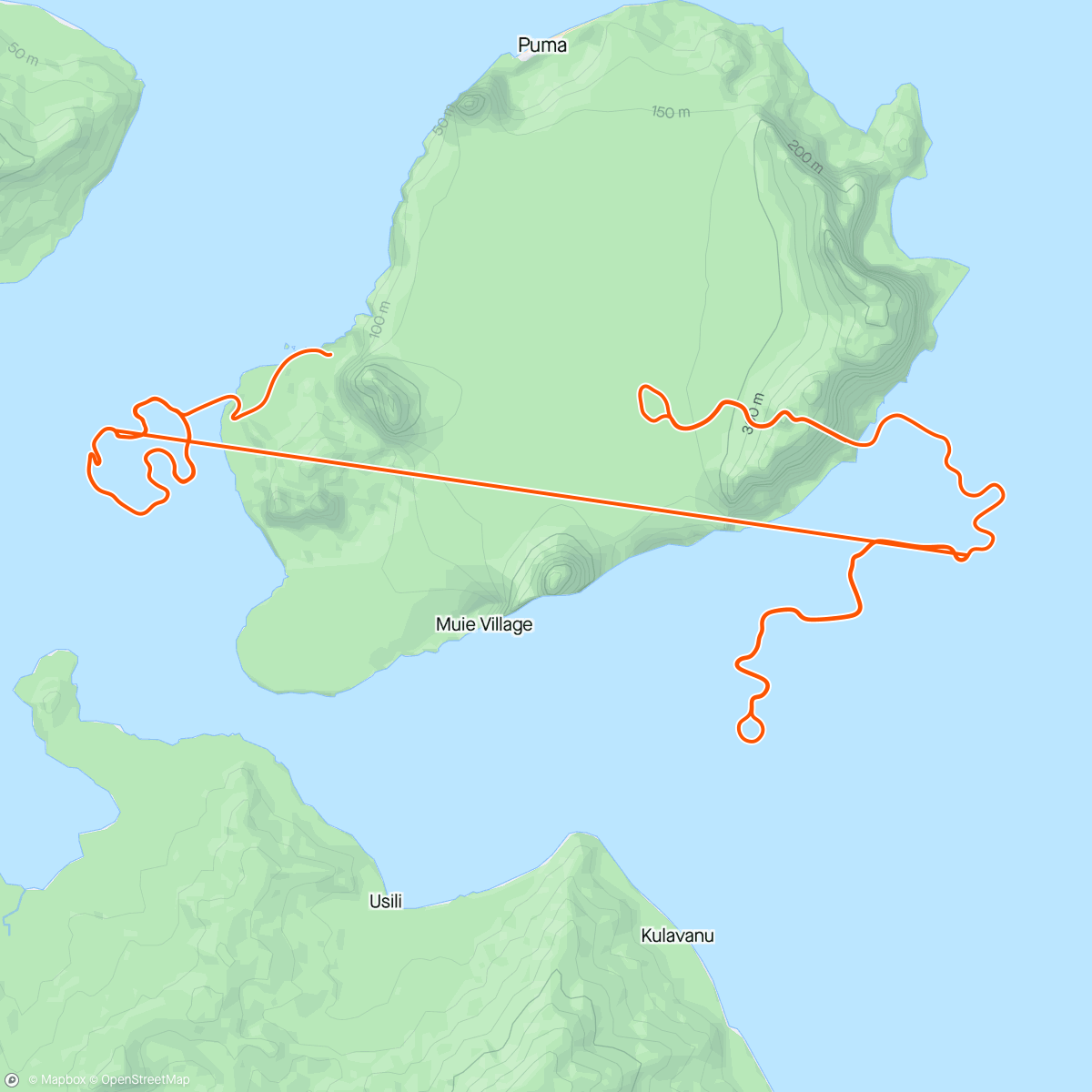 Map of the activity, Zwift - Race: CAT & MOUSE KZR CHASE RACE  (A) on Volcano Circuit CCW in Watopia