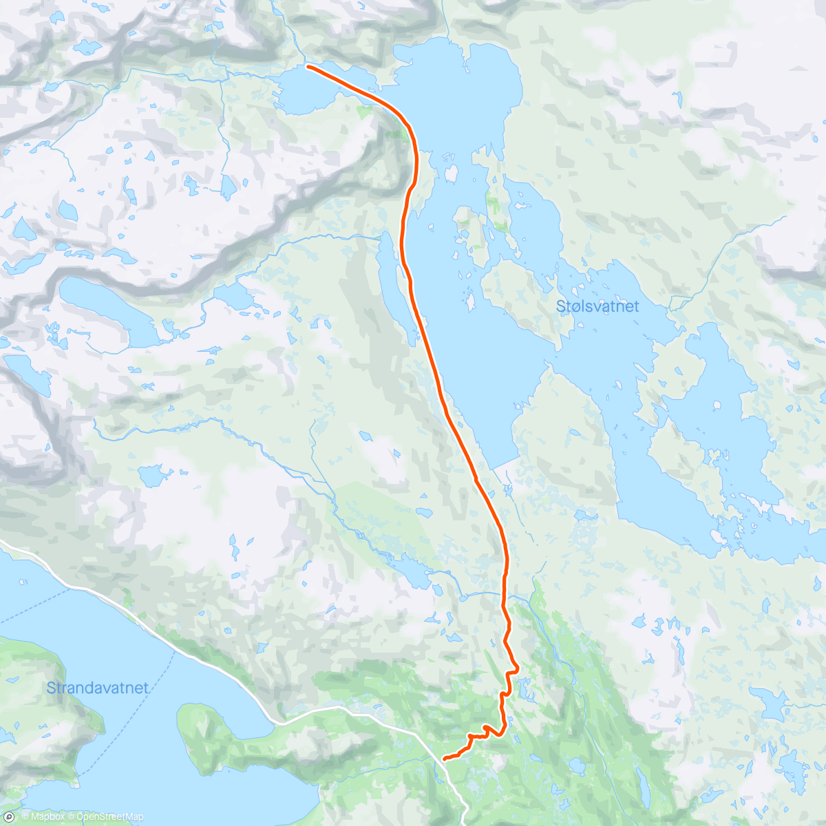 Map of the activity, Retur fra Iungsdalshytta til Myrland parkering på påskens vakreste dag ☀️ Og på det beste påskeføret ever 👍⛷️😎