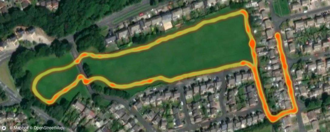 Map of the activity, Lunch Walk