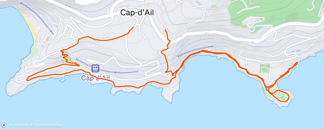 Map of the activity, Some nice tranquility while it lasted