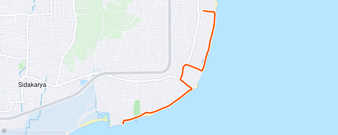 Map of the activity, Afternoon Ride