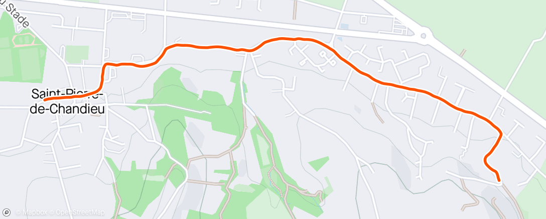 Mapa da atividade, Marche dans l'après-midi
