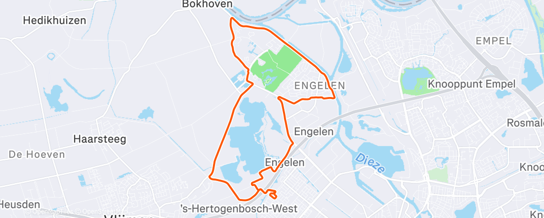 Карта физической активности (Rustig zone-2 loopje)