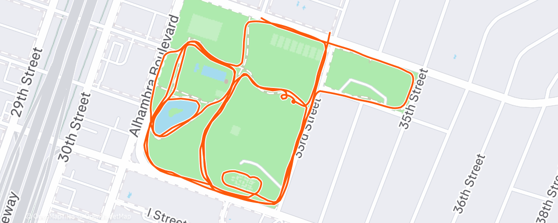 Карта физической активности (Morning Run)