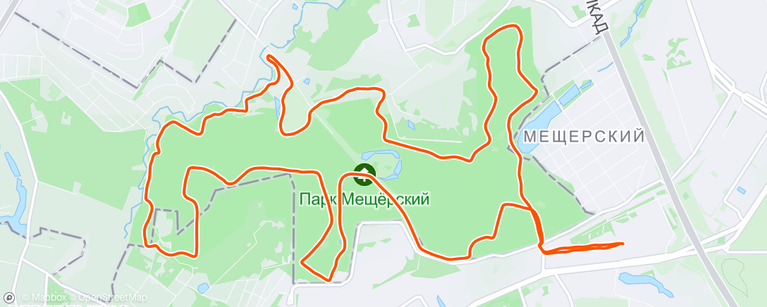 Map of the activity, Длинные в Мещерском, 21к