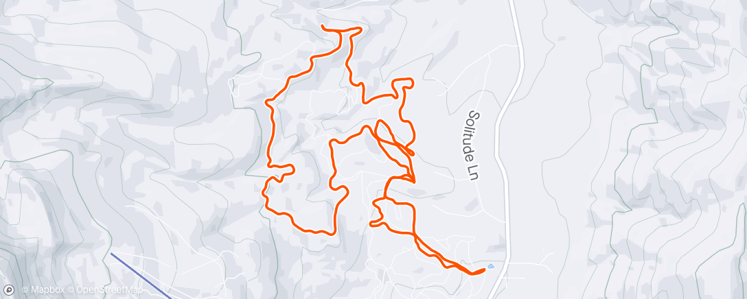 Map of the activity, Spring skiing 😊