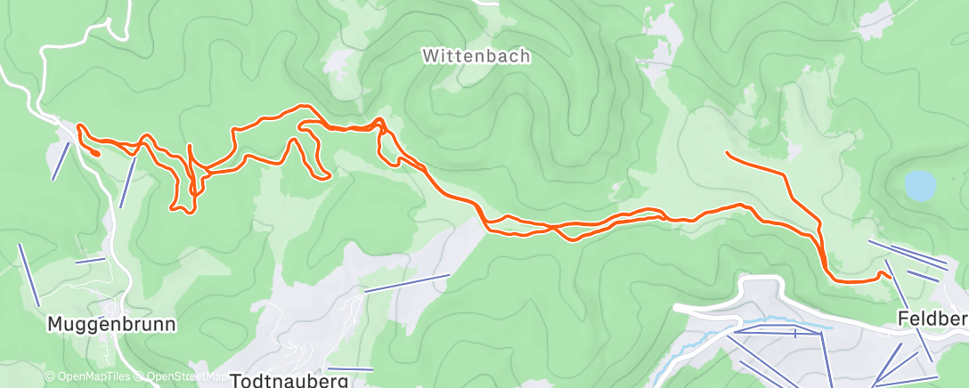Map of the activity, Freitagsfreuden auf zwei Latten 🩵🩶