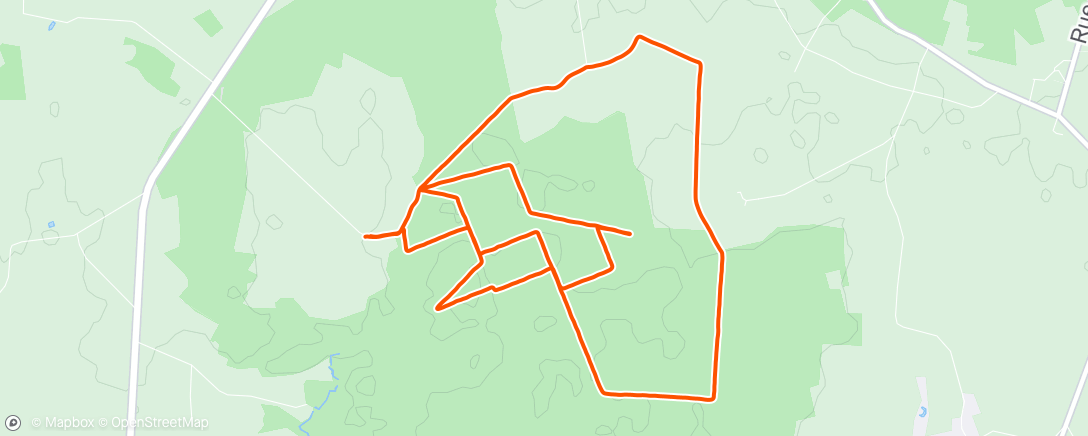 Map of the activity, Choqueuse sous la neige