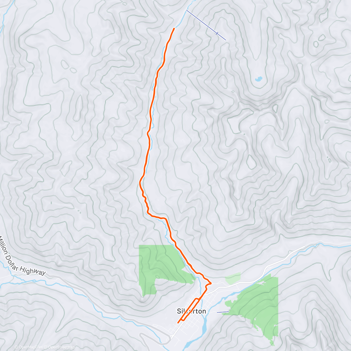 Mappa dell'attività Lunch Trail Run