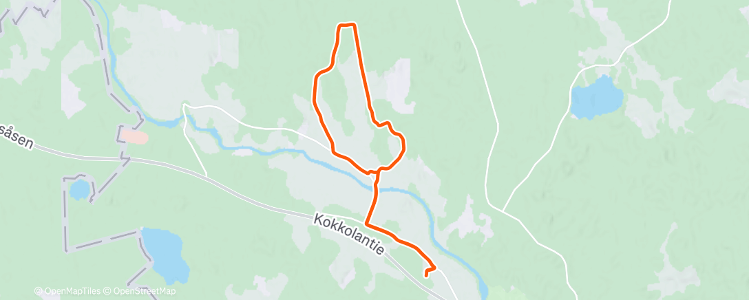 Карта физической активности (Afternoon Run)