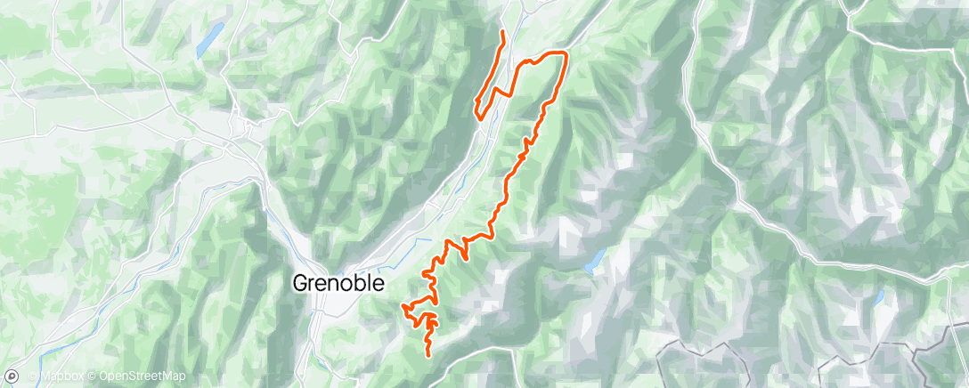 Mapa de la actividad (Alpes Grésivaudan Classic)