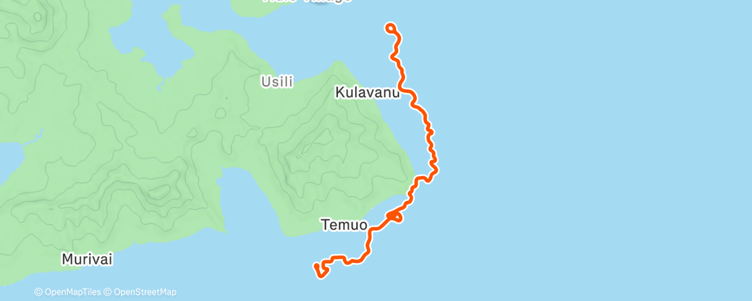 Map of the activity, Zwift - Southern Coast Cruise in Watopia