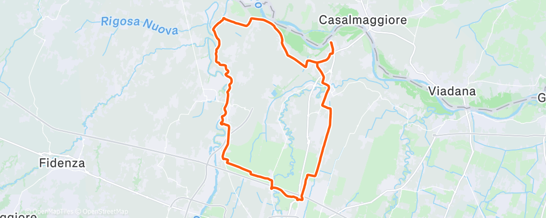 Карта физической активности (Afternoon Ride)