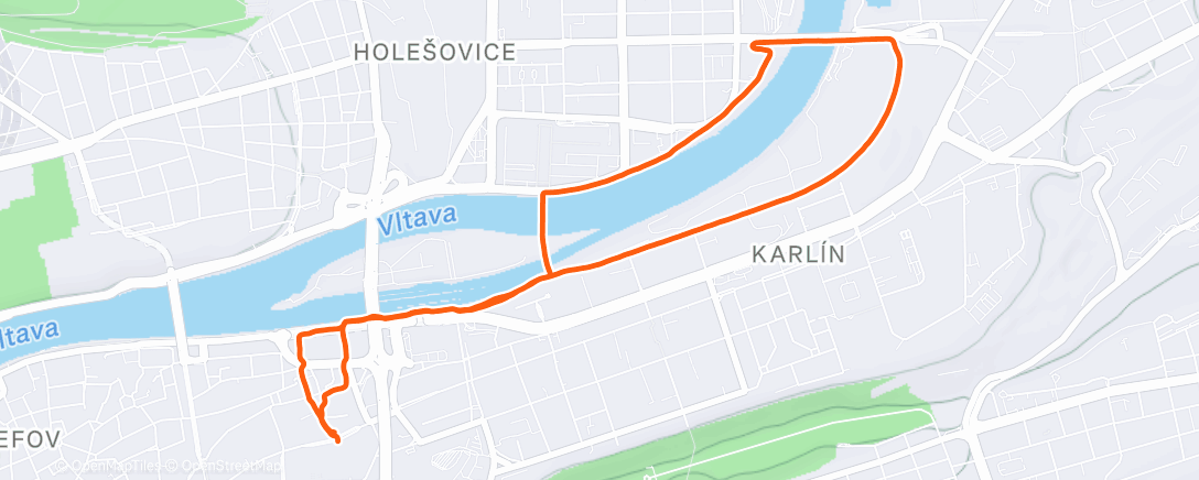 Mappa dell'attività Stromokřeč