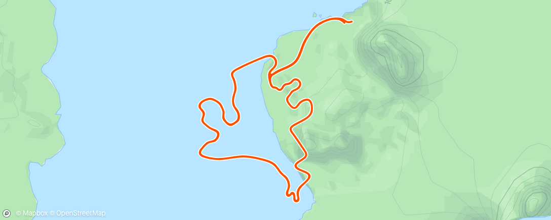 Karte der Aktivität „Zwift - Race: Stage 3 C-klass 57:a. Seaside Sprint 3varv”