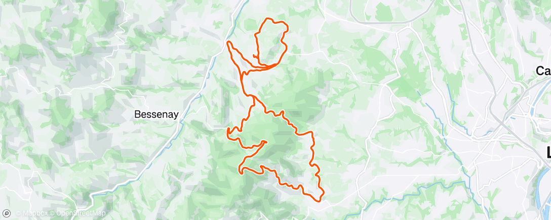 Map of the activity, Petite Sortie  🚴😎👍 du dimanche fin de matinée,