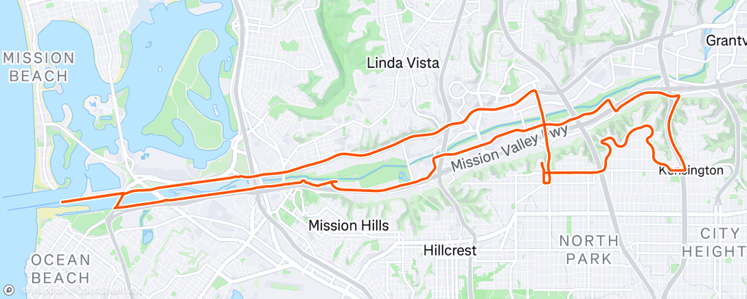 Map of the activity, Afternoon Ride