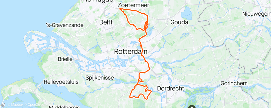 アクティビティ「Rondje Puttershoek」の地図