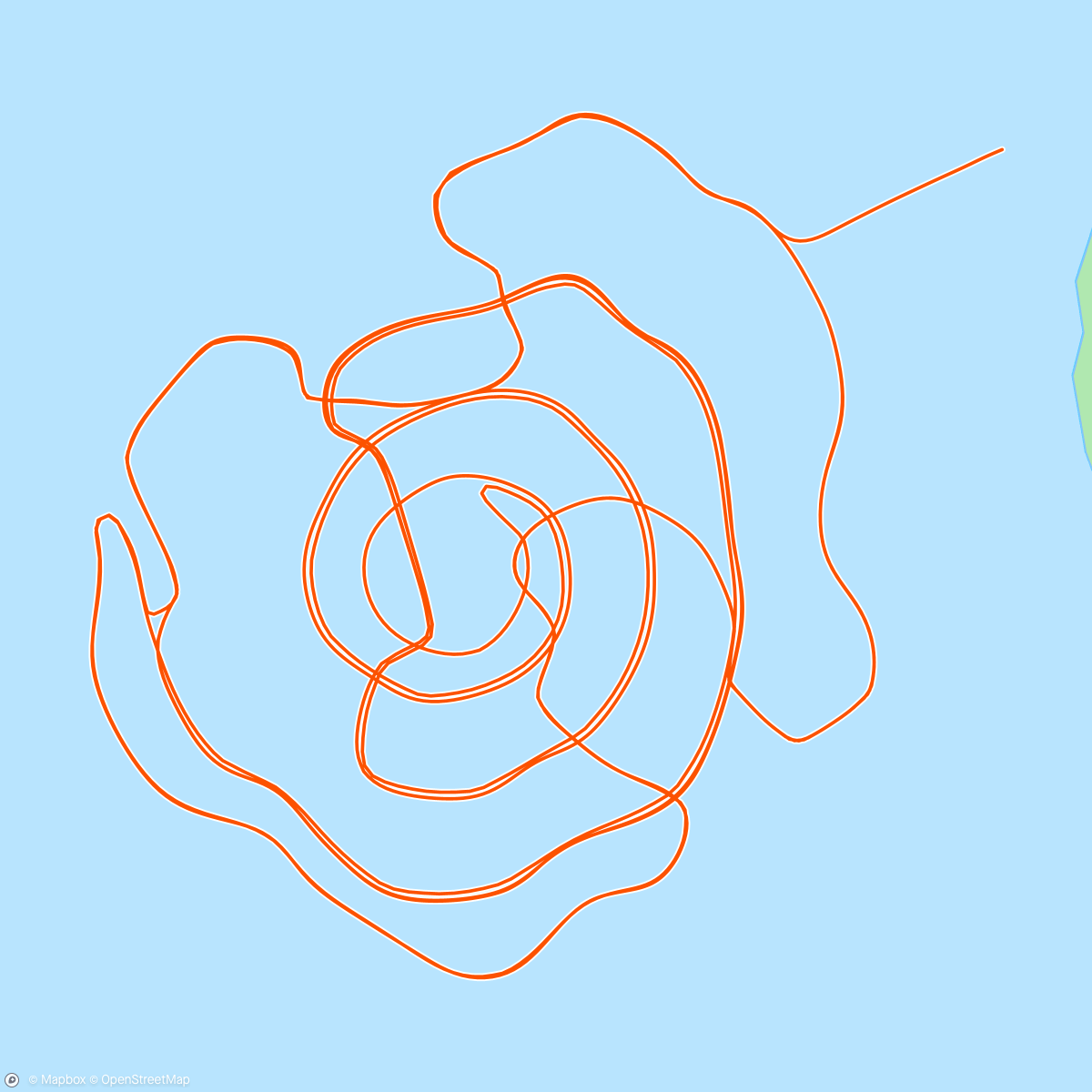 Map of the activity, Zwift - Grundlagenausdauer in Watopia