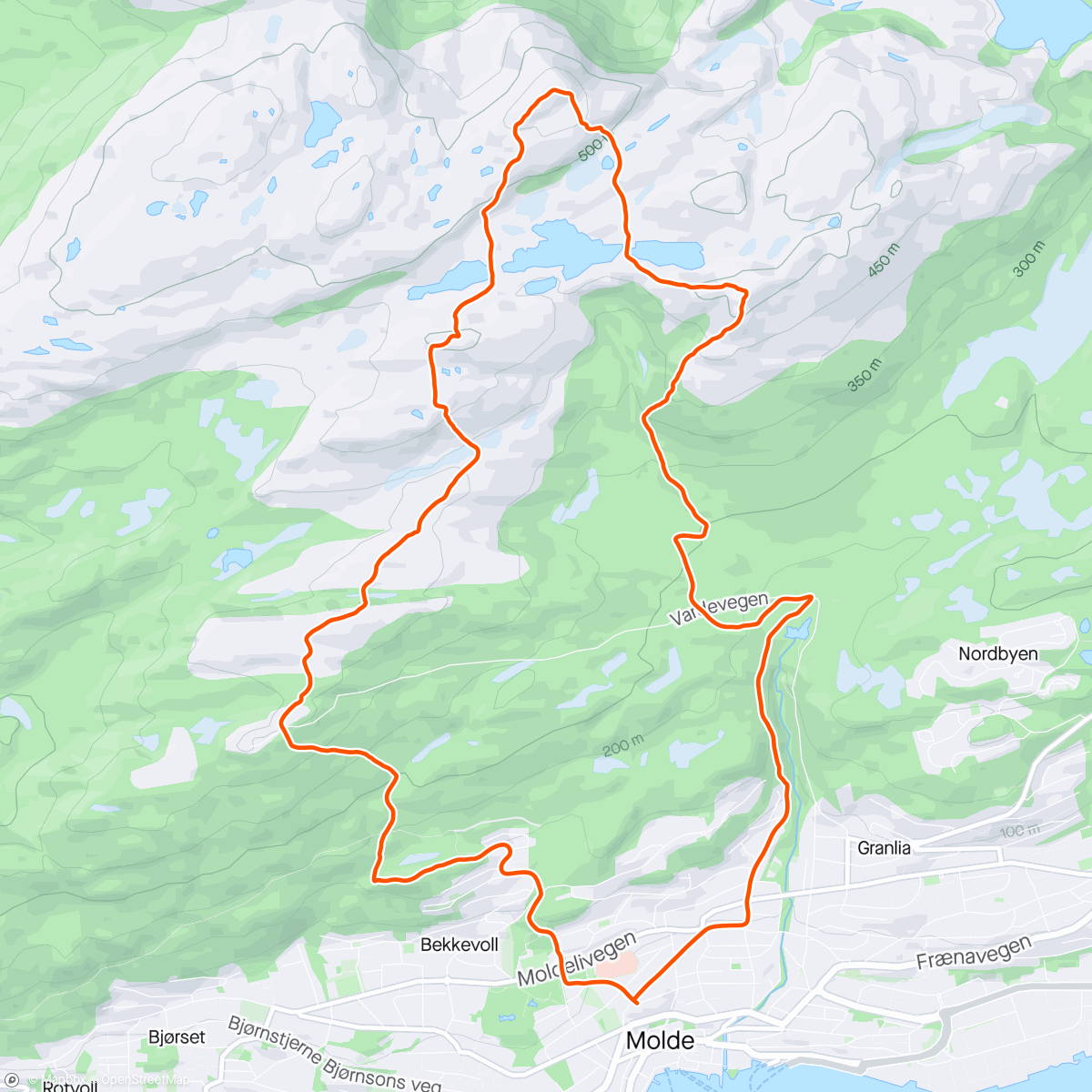 Map of the activity, Tradisjonell morgenrunde.