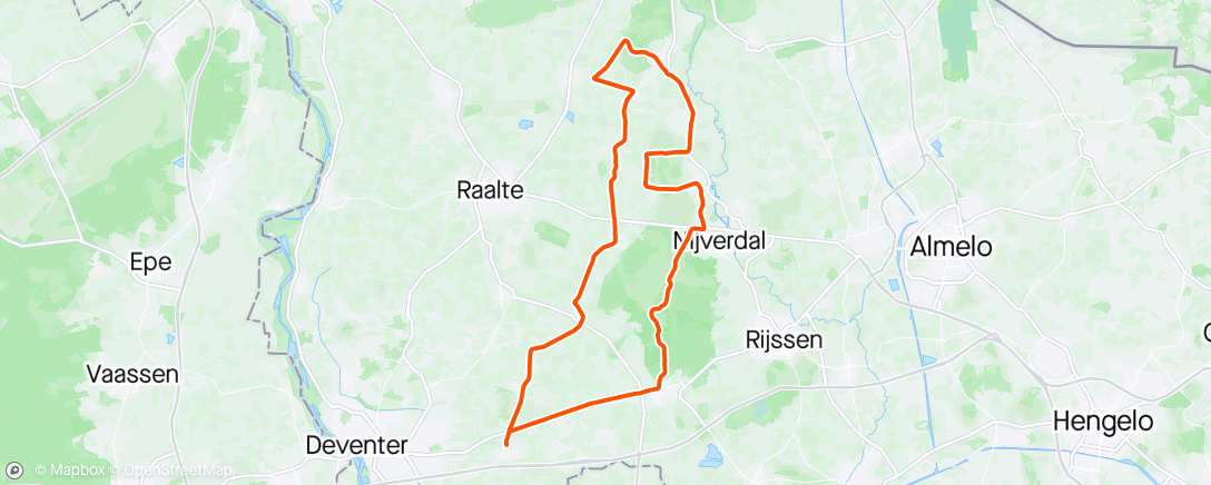 Map of the activity, Duorit Sallandse Heuvelrug