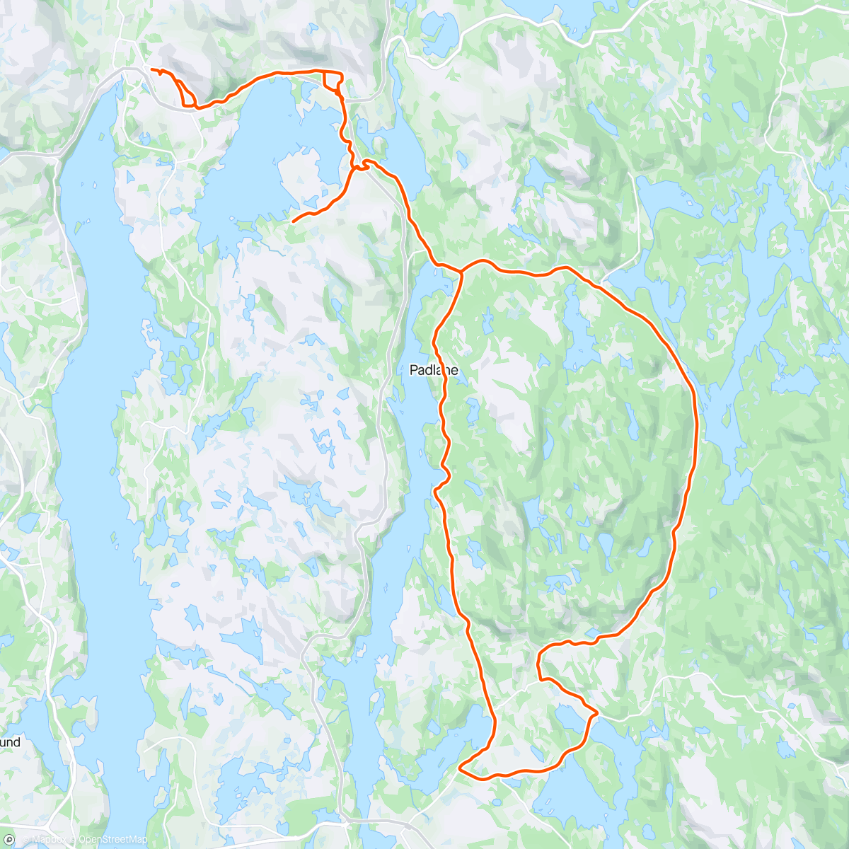 Map of the activity, Dalen