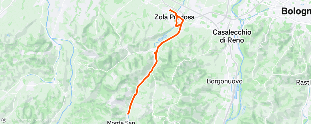 Map of the activity, Morning Ride