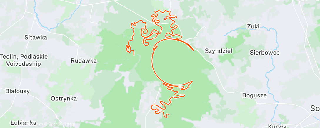 Map of the activity, SRC - Women Qualifier Race 1