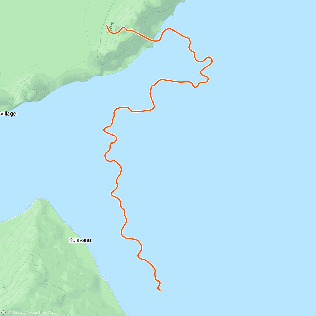 Map of the activity, Run Wild - G1 w/ K4 90 min in Watopia