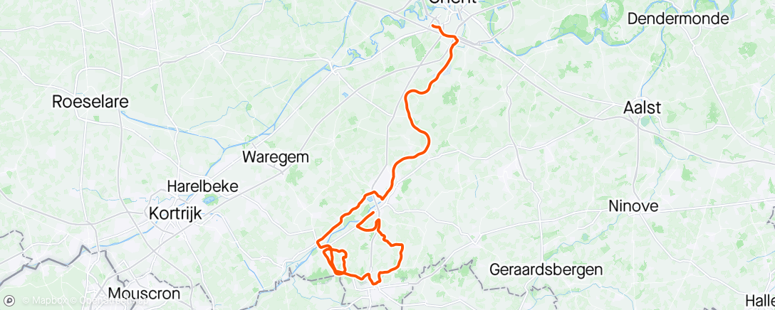 Map of the activity, RECON RVV
