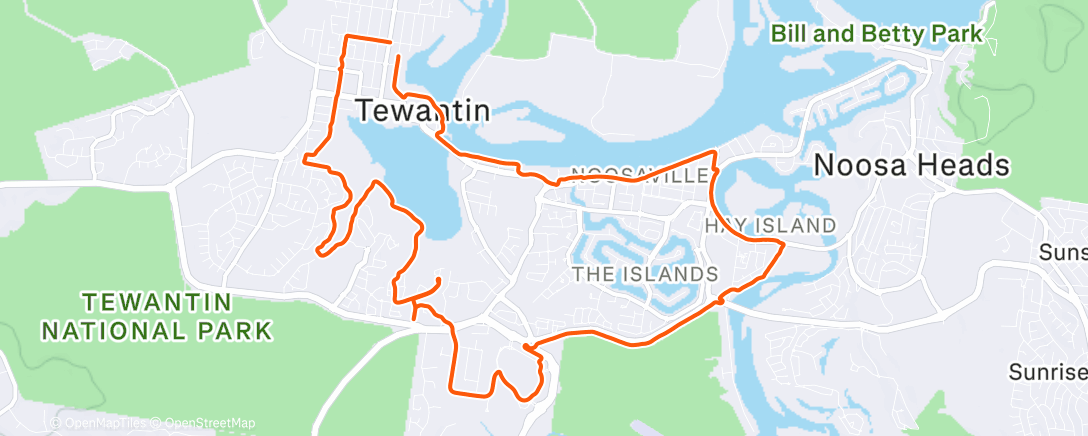 Map of the activity, Morning Ride 10/12/2025